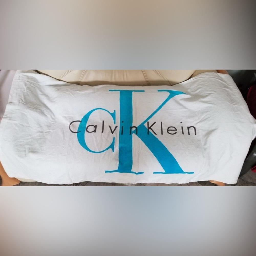 Calvin Klein hundred percent cotton beach towel
